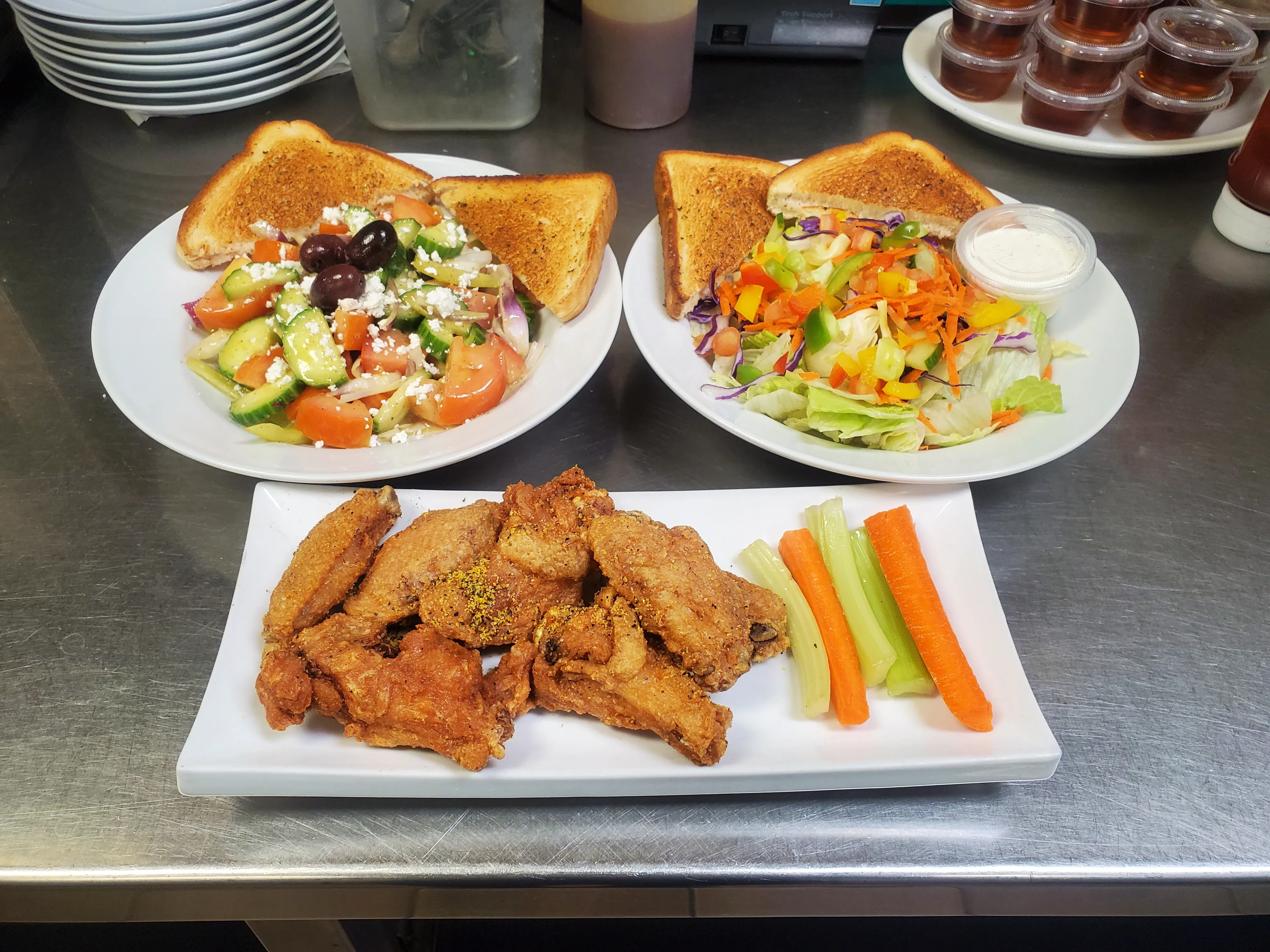 Diner-style lunch favorites at Cheryl's Country Kitchen in Airdrie, AB