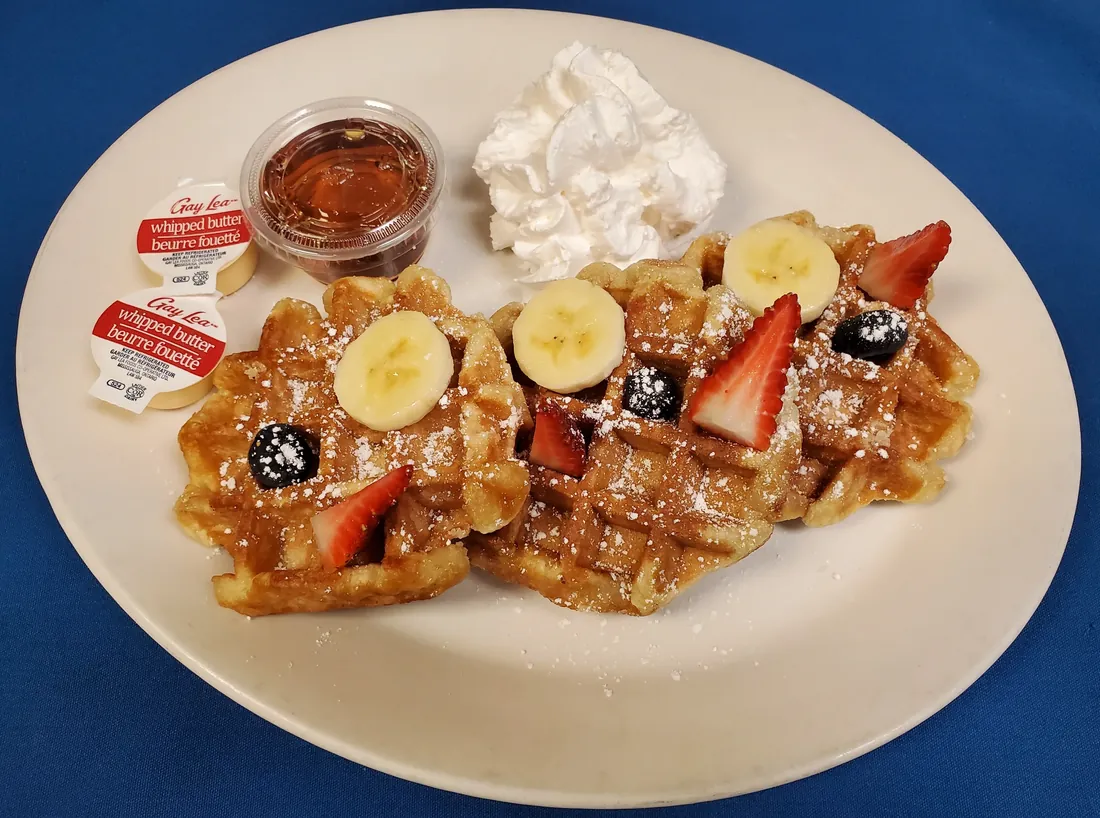 Homemade Waffles at Cheryl's Country Kitchen - breakfast diner in Airdrie, AB